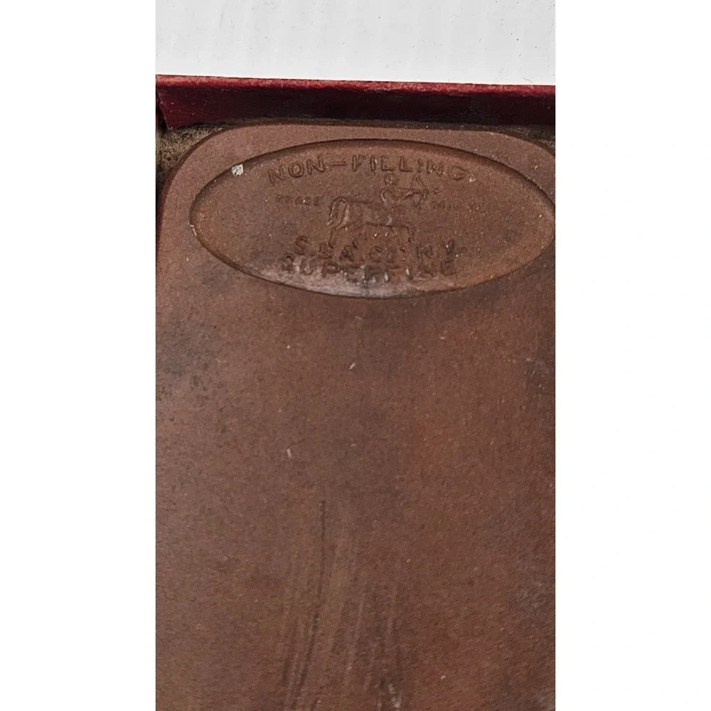 VINTAGE WORLDS CENTAUR BEST  DRY RAZOR SHARPENING HONE/STONE WITH/ ORIGINAL BOX